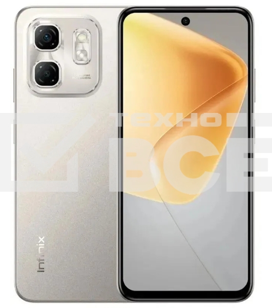 Смартфон Infinix HOT 50i, 4/128Gb, серый титан