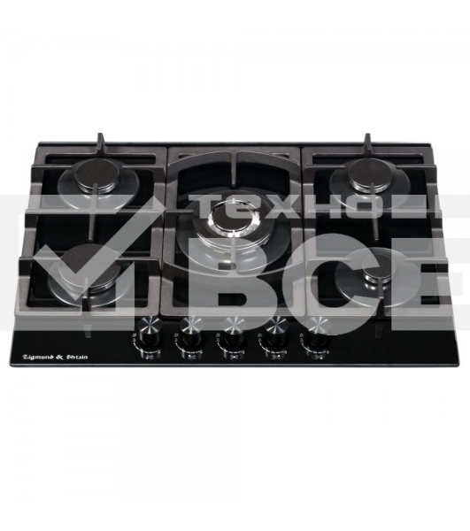 Газовая варочная панель Zigmund & Shtain M 26.7 B независимая, черный