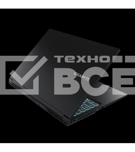 Ноутбук Gigabyte G6 MF черный Intel Core i7-13620H/16Gb/SSD512Gb/RTX4050 6Gb/16