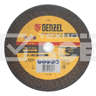 Круг отрезной по металлу Denzel, 400 х 3,2 х 32 мм, A30TBF