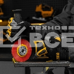 Щетка для УШМ Denzel 100 мм, плоская, нейлоновая щетина, посадка 22,2 мм, фото6