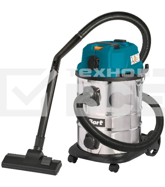 Строительный пылесос Bort BSS-1625-Storm 1600Вт (уборка: сухая/влажная) синий