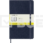 Блокнот Moleskine CLASSIC SOFT QP617B20 Large 130х210мм 192стр. клетка мягкая обложка синий сапфир, фото 1