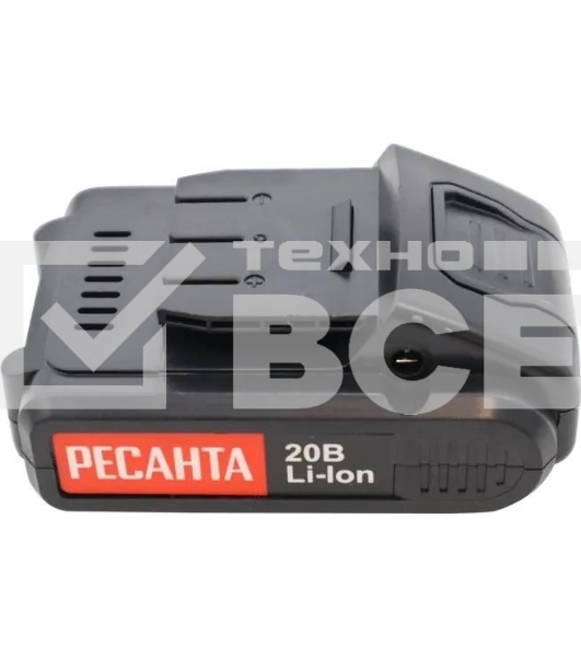 Дрель-шуруповерт аккумуляторная Ресанта ДА-20-2ЛК 75/14/11, Аккумуляторная, 20В, 2 АКБ, Кейс