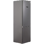 Холодильник Weissgauff CBN2WB1C2 INVERTER тёмно-серый двухкамерный 280/108л морозилка снизу, No Frost, фото2
