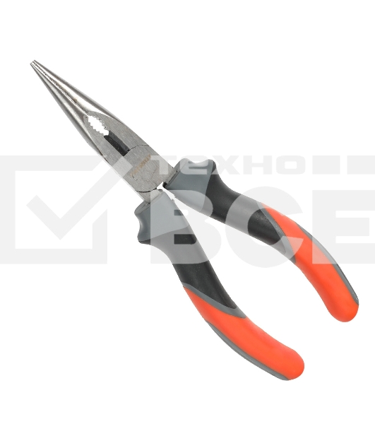 Длинногубцы PATRIOT LNP-160N трехкомпонентная рукоятка, 160 мм