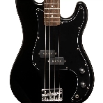 Бас-гитара STAGG SBP-30 BLK 4-х струнная форма Jazz Bass, корпус павловния, гриф клен, накладка грифа палисандр, 20 ладов, мензура 867 мм, колки никелированные, бридж PB Classic, звукосниматели 1xPB, регуляторы 1x громкости, 1x тона, цвет черный, фото4