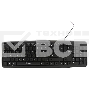 Клавиатура Gembird KB-8320U-BL проводная, USB, черный
