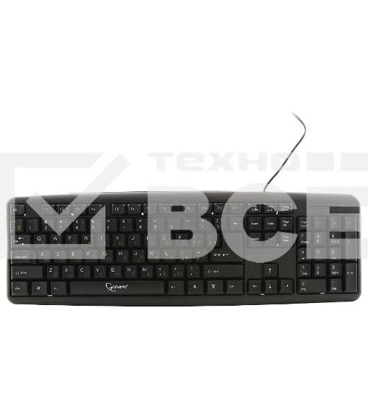 Клавиатура Gembird KB-8320U-BL проводная, USB, черный