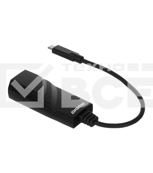 Сетевой адаптер Ethernet Digma D-USBC-LAN1000