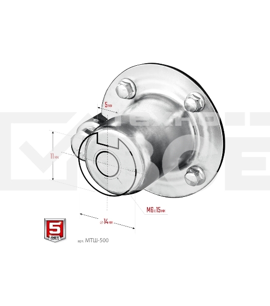 Мотоблок ЗУБР МТШ-500 бензиновый с ВОМ, 212 см3