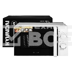 Микроволновая печь Hyundai HYM-M2068 белый, 20 л, 700 Вт, переключатели - поворотный механизм, фото13