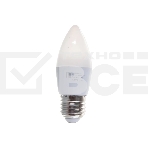 Лампа светодиодная Ресанта LL-R-C37-6W-230-4K-E27 свеча, 6 Вт, нейтр., Е27, фото3