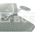 Кресло Бюрократ MC-W101-H светло-серый TW-02 TW-20 сетка/ткань, крестов. пластик, пластик белый, фото7