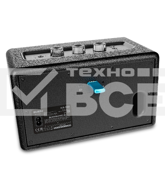 Аудиосистема SVEN HA-950, черный, МДФ, эко-кожа (60 Вт, Bluetooth, USB, Micro SD, пульт)