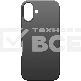 Чехол (клип-кейс) BoraSCO для Apple iPhone 16 Plus Microfiber Case черный (73687)