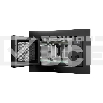 Встраиваемая микроволновая печь Kuppersberg HMW 621 B, объем 20 л, мощность 800 Вт, 5 уровней мощности, гриль, 8 автоматических программ, размораживание, кнопочное управление/утапливаемый поворотный переключатель, черный, фото4