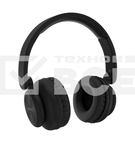 Беспроводные полноразмерные наушники Maxvi MHF-200BT черные, Bluetooth 5.3\300 мАч\микрофон