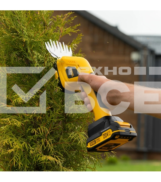 Ножницы-кусторез аккумуляторные Denzel GS-20, Li-Ion, 20 В