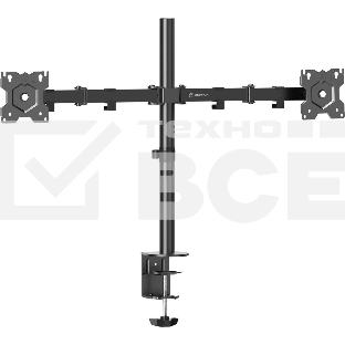 Кронштейн ONKRON D221E для двух мониторов 13'-32' настольный, черный