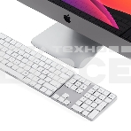 Беспроводной блок клавиатуры Satechi Aluminum Extended Keypad. Цвет серебряный. Satechi Aluminum Extended Keypad - Silver, фото5