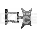 Кронштейн Arm media MARS-04 черный, 20'-43' наклонно-поворотный, от стены 44-282мм VESA 200х200мм, до 20 кг, настенный, фото 1