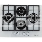 Газовая варочная панель Gefest ПВГ 2231-01 Р12, 4 конфорки, закаленное стекло, белый, фото 1