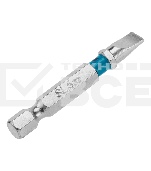 Бита Gross 113026 SL6,0х50 мм, сталь S2, шестигр., 10 шт.