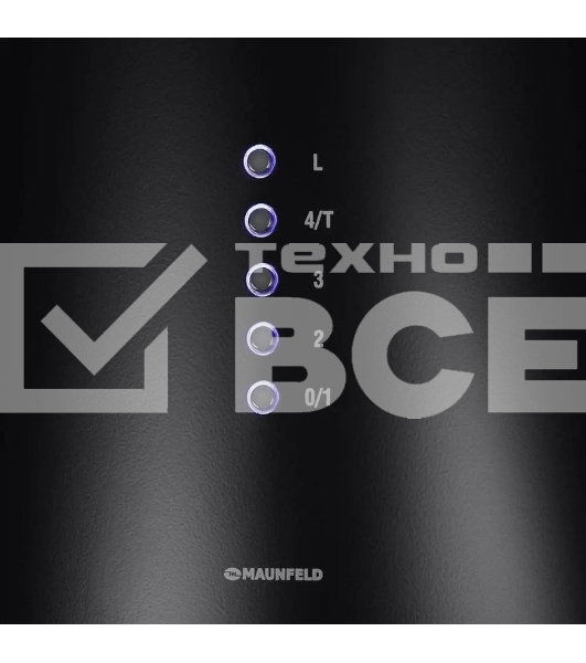 Вытяжка островная Maunfeld Lee Isla 39 черный, 38 см, 1000 куб. м/ч, 52 дБ