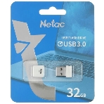 Флешка USB Netac U116 white (N3U116N32G-32WH), 32GB, USB 3.2, R/W 90/30, белый, фото 1