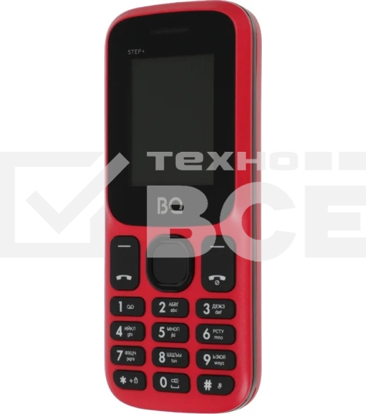 Мобильный телефон BQ 1848 Step+ красный/черный