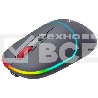 Мышь беспроводная Canyon MW-22 темно-серый, 1600 dpi, радиоканал, Bluetooth, USB, кнопки - 4