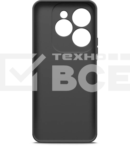 Чехол (клип-кейс) BoraSCO для Infinix Hot 40 черный (72732)