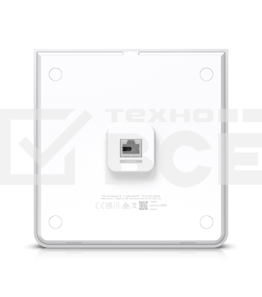 Точка доступа Ubiquiti U6-Enterprise-IW - UniFi AP U6 Enterprise In-Wall