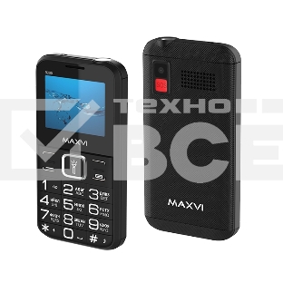 Мобильный телефон Maxvi B200 черный