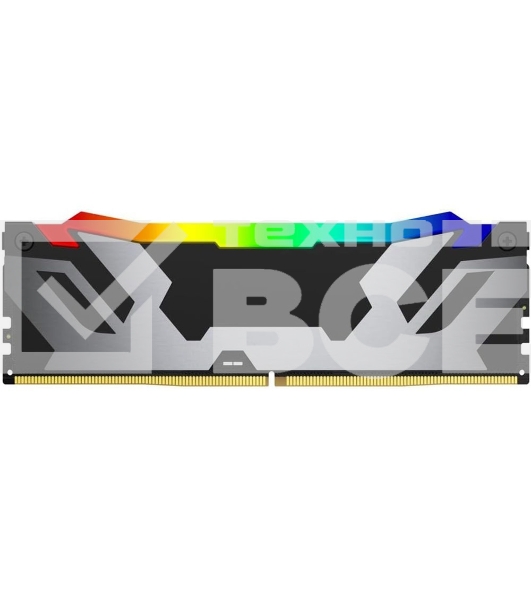 Оперативная память Kingston Fury Renegade, DDR5, 32GB (2x16GB), 8000MHz, CL38, радиатор, RGB, серебристый/чёрный