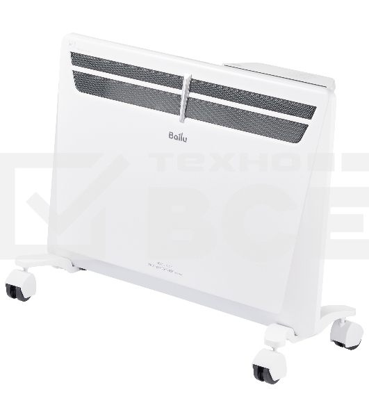 Комплект Ballu Transformer с блоком управления и шасси BEC/EVU-1500-4E белый, 1500 Вт, 20 м2, дисплей, термостат, WiFi
