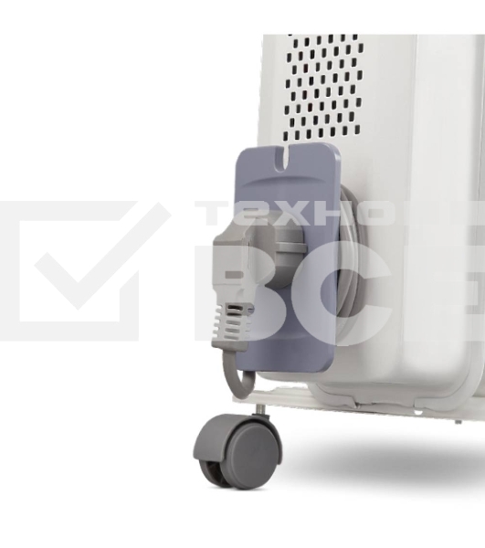 Масляный обогреватель Ballu CUBE BOH/CB-11W (11 секций), белый, 2200 Вт, 27 м2, механический термостат
