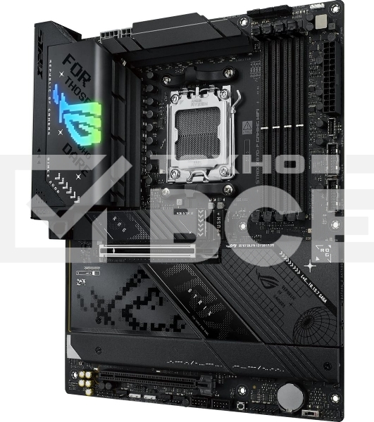 Материнская плата ASUS ROG STRIX X870-F GAMING WIFI, AM5, AMD X870, 4xDDR5, 2xSATA, 4xM.2, 1xPCI-E 5.0 x16, 1xPCI-E 4.0 x4, 1xHDMI, 1xDP, 2xUSB-C USB4, 1xUSB-C 10Gbps, 5xUSB-A 10Gbps, 4xUSB-A 5Gbps, 1x 2.5Gb LAN, 2x3.5 мм, 7.1, ATX