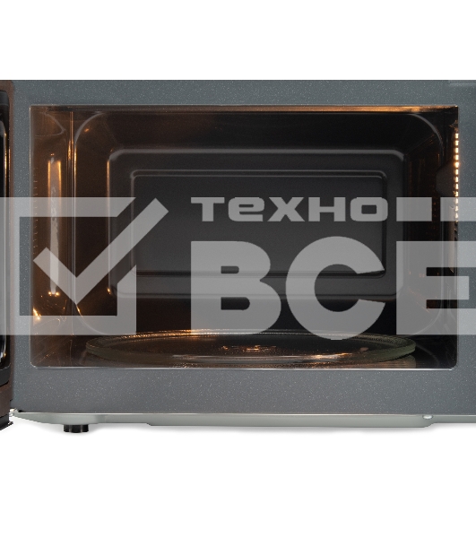 Микроволновая печь Hyundai HYM-D3031 черный, 20 л, 700 Вт, переключатели - поворотный механизм/кнопки