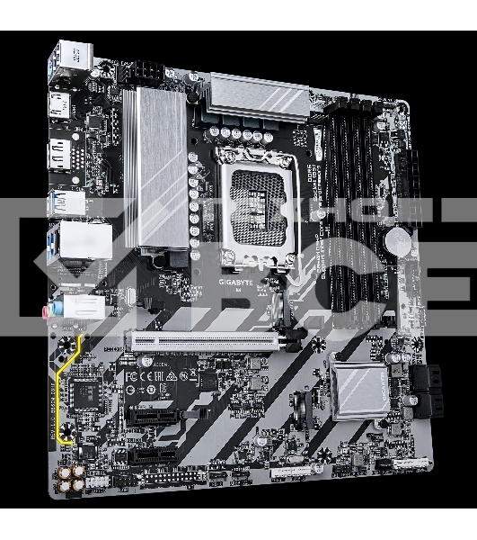 Материнская плата Gigabyte B860M D3HP, LGA 1851, Intel B860, 4xDDR5, 4xSATA, 2xM.2, 1xPCIe 5.0 x16, 2xPCIe x1, 1xHDMI, 1xDP, 1x 1Gb LAN, 3xUSB-A 3.2 Gen 1, 3xUSB-A 2.0, 1xUSB-C 3.2 Gen 1, 3x3.5 мм, 7.1, mATX