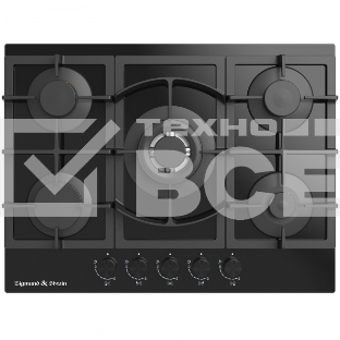 Газовая варочная панель Zigmund & Shtain M 26.7 B независимая, черный