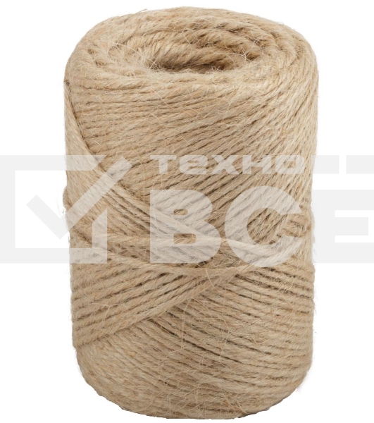 Шпагат джутовый КУРС 68264 4-ниточный, 1200 текс, 100 м