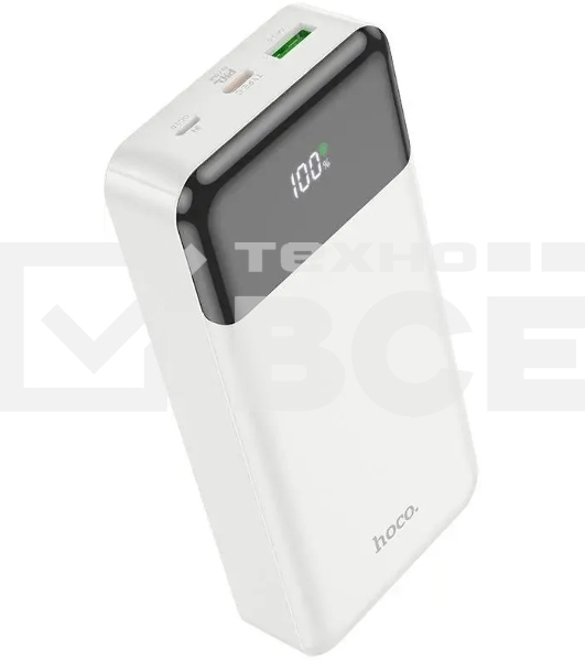 Портативный аккумулятор Hoco J102A Cool figure 20000mAh QC/PD 20W 5A USB-A/USB-C белый (J102A COOL FIGURE WHITE)