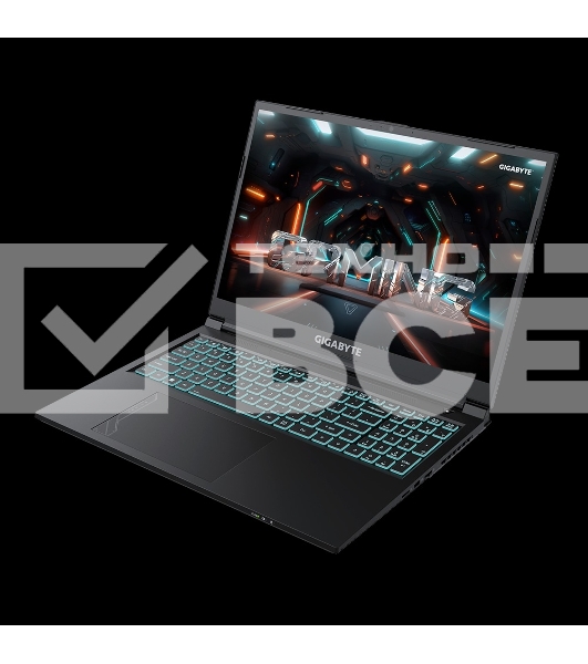 Ноутбук Gigabyte G6 MF черный Intel Core i7-13620H/16Gb/SSD512Gb/RTX4050 6Gb/16