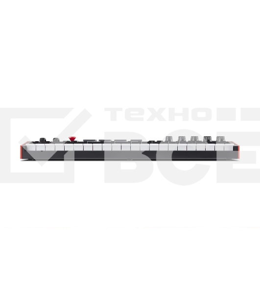 Клавиатура MIDI [MPKMINIPLUS] AKAI [MPK Mini Plus] 37 мини-клавиш, 8 пэдов с RGB, 8 энкодеров, шаговый секвенсор, арпеджиатор, колесо pitch и modulation, OLED дисплей, выходы: CV/Gate: 3 x 1/8 Pitch/Gate/Mod, 1 x 1/8 CV Clock, вход: 1/8 CV Clock MIDI