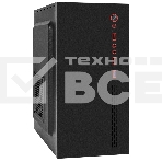Компьютерный корпус Minitower ExeGate BAA-403U-UNS350 (mATX, БП UNS350 с вент. 12см, 2хUSB/1хUSB 3.0, HD Audio, черный), фото 1