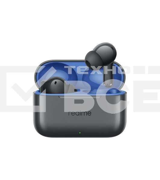 Гарнитура внутриканальные Realme Buds T200 серый беспроводные bluetooth в ушной раковине (6941764462069)