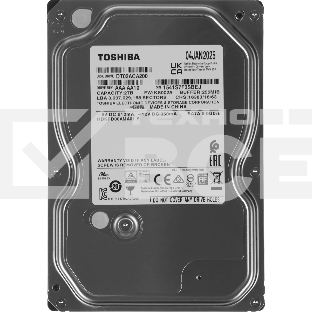 Жесткий диск Toshiba Surveillance HDD 3.5' SATA 2Tb, 5400rpm, 128MB buffer, 512e, SMR, DT02ABA200V, 1 year