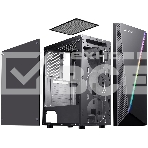 Компьютерный корпус Ginzzu SL150 панель с RGb подсветкой, фото2